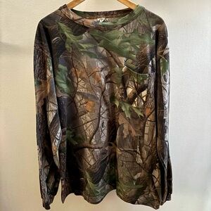 Trails Best VTG late 90s realtree pocket longsleeve shirt XL